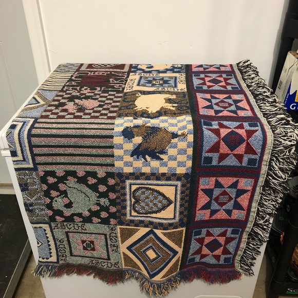 Country theme throw blanket - Picture 1 of 5